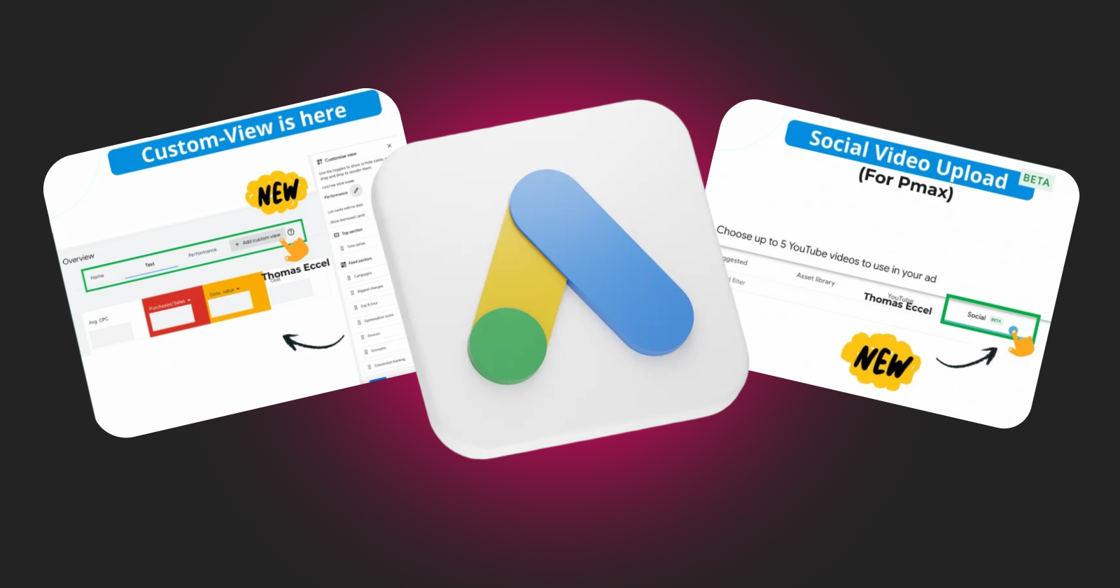 Google Ads спростила роботу з відеорекламою в Performance Max і додала кастомні шаблони