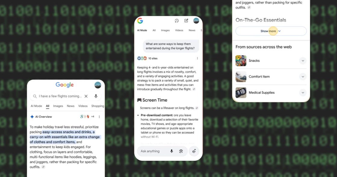 Google тестує перехід з AI Overviews в AI Mode одразу зі сторінки пошуку