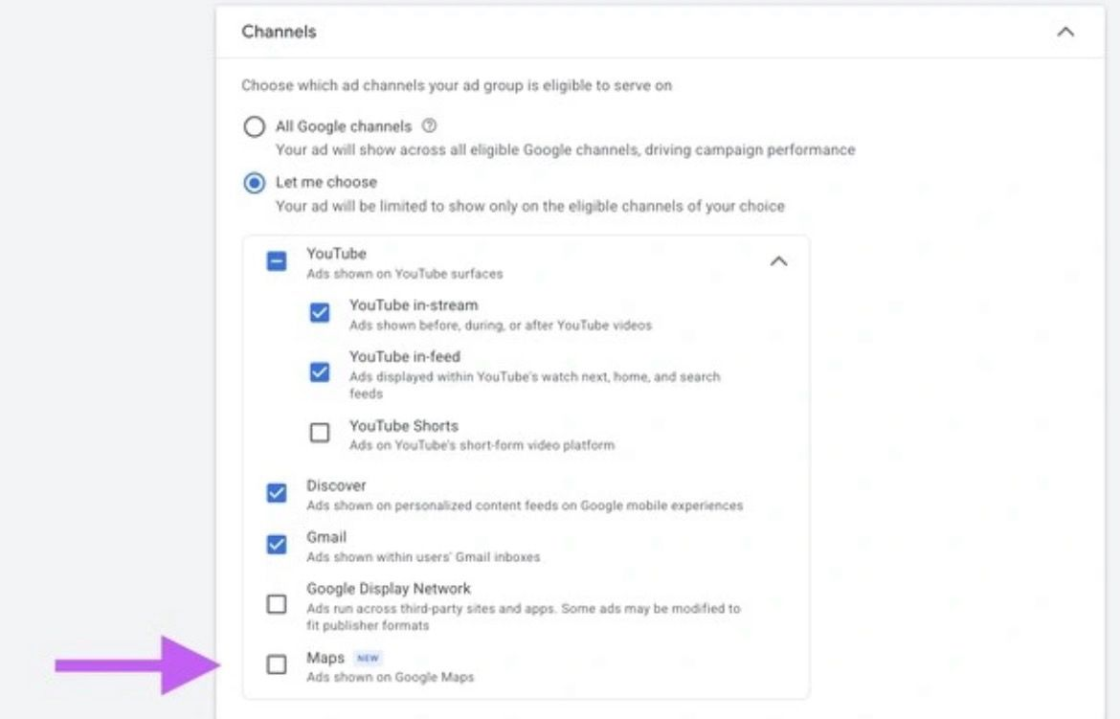 Google Ads додала показ реклами в Google Maps для кампаній Demand Gen