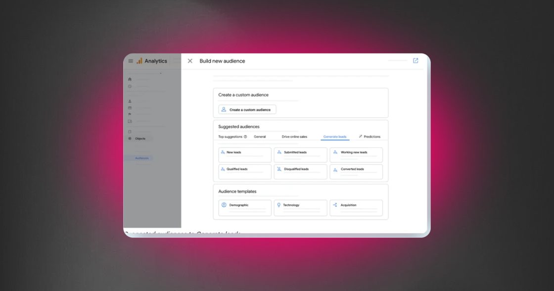 Google Analytics представила нові шаблони аудиторій для роботи з постійними та неактивними покупцями
