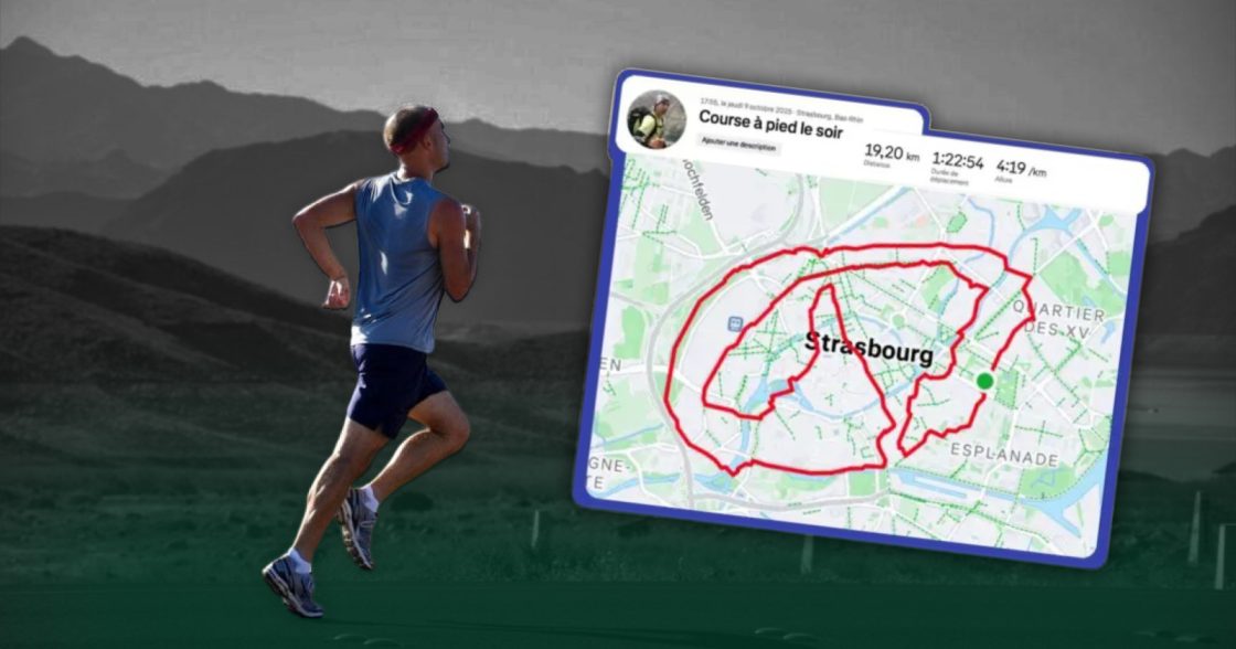 У Франції студент намалював маршрутом для бігу логотип компанії, щоб його взяли на стажування