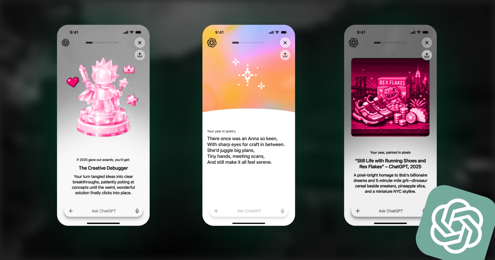 ChatGPT Your Year with ChatGPT - запустив річний підсумок взаємодії з сервісом