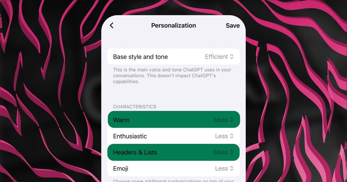 OpenAI додала налаштування тону відповідей ChatGPT