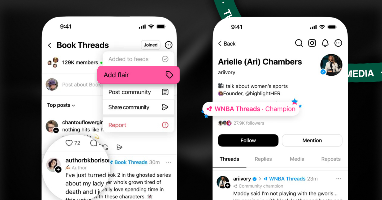 Threads розширює спільноти та додає функцію flair для відображення своїх інтересів
