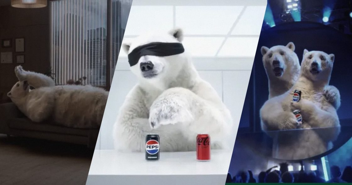 Pepsi випустила рекламу до Super Bowl, де білий ведмідь обирає Pepsi замість Coca-Cola