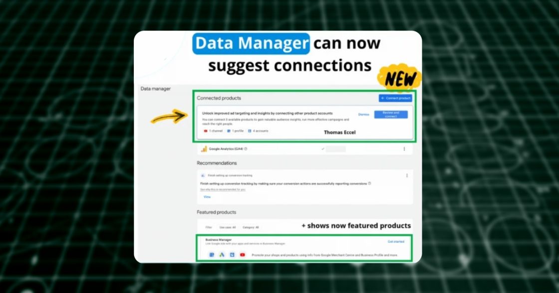 Google Ads почав підказувати, які сервіси Google варто підключити до рекламного акаунту