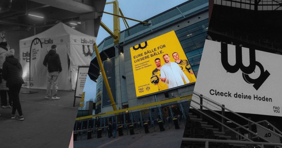 Клуб Borussia Dortmund провів акцію Balls for Balls з безплатного обстеження на рак яєчок під час футбольного матчу
