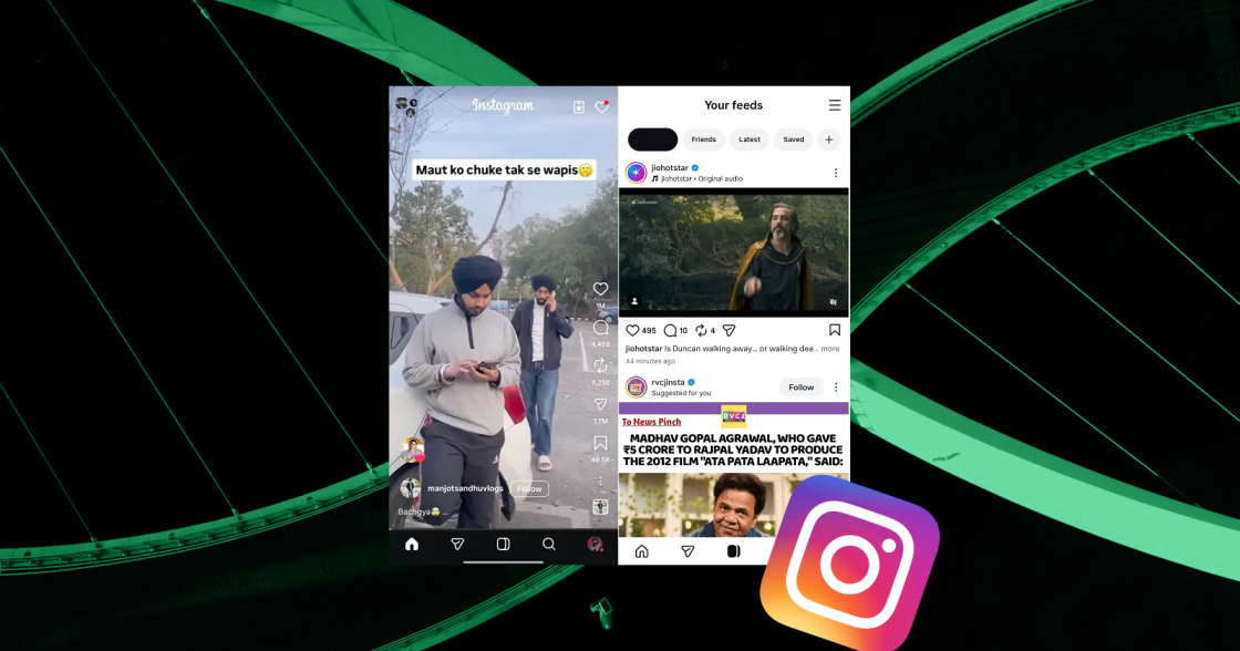 Instagram тестує редизайн із фокусом на Reels і новим центром Your Feeds