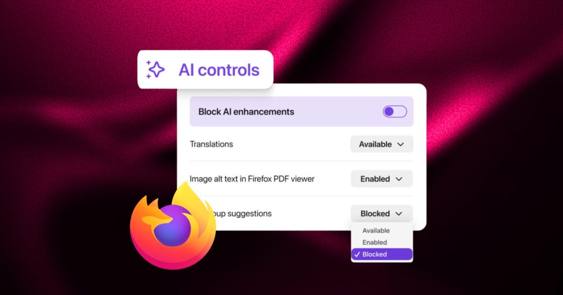 Mozilla додасть у Firefox перемикач для повного вимкнення ШІ-функцій