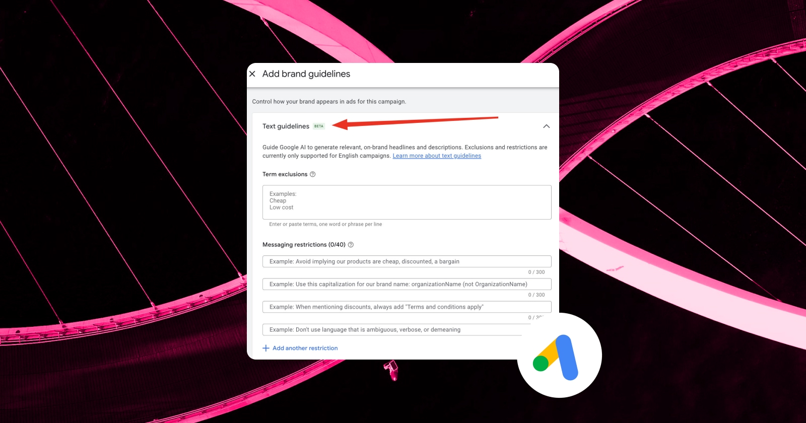 Google Ads повністю запускає Text Guidelines для AI Max у всіх рекламодавців