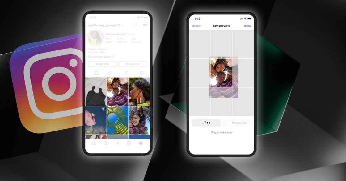 Instagram додав редагування обкладинок постів у профільній сітці