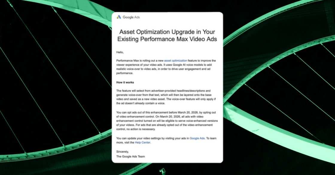Google додає ШІ-озвучення у відеорекламу Performance Max