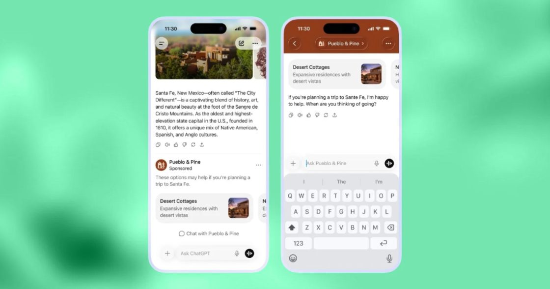 У ChatGPT почали з’являтися рекламні блоки: як вони виглядають у чаті
