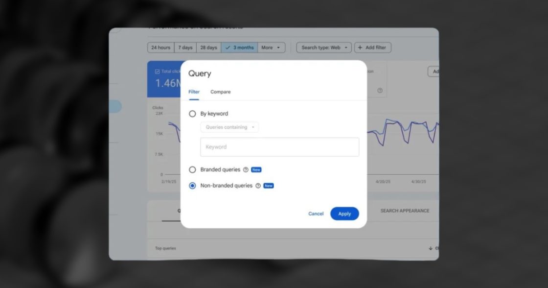 У Google Search Console з’явився фільтр брендових запитів