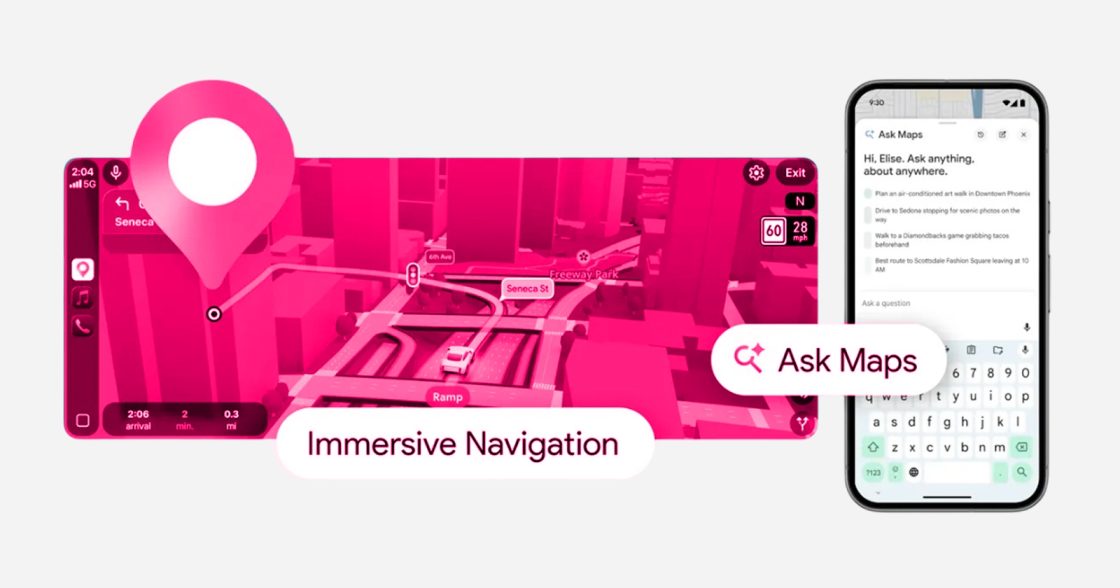 Google додала в Maps функцію Ask Maps на базі Gemini для складних запитів