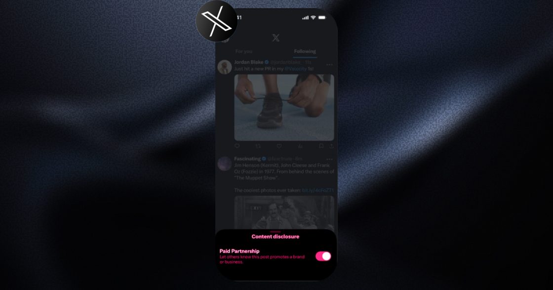 X запустив офіційне маркування спонсорованих постів для кріейторів