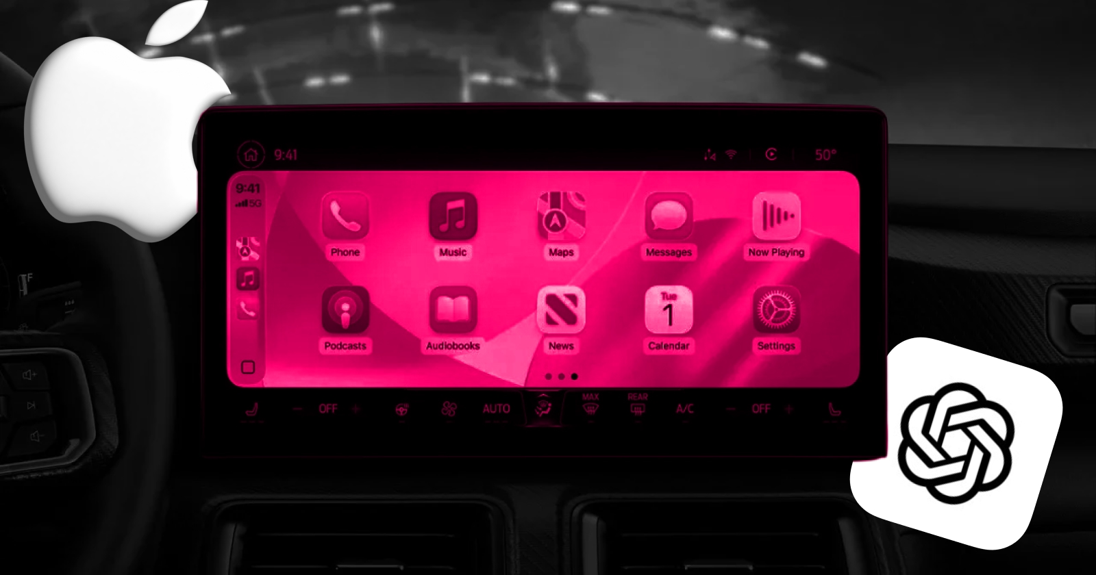 OpenAI інтегрувала голосовий режим ChatGPT у Apple CarPlay