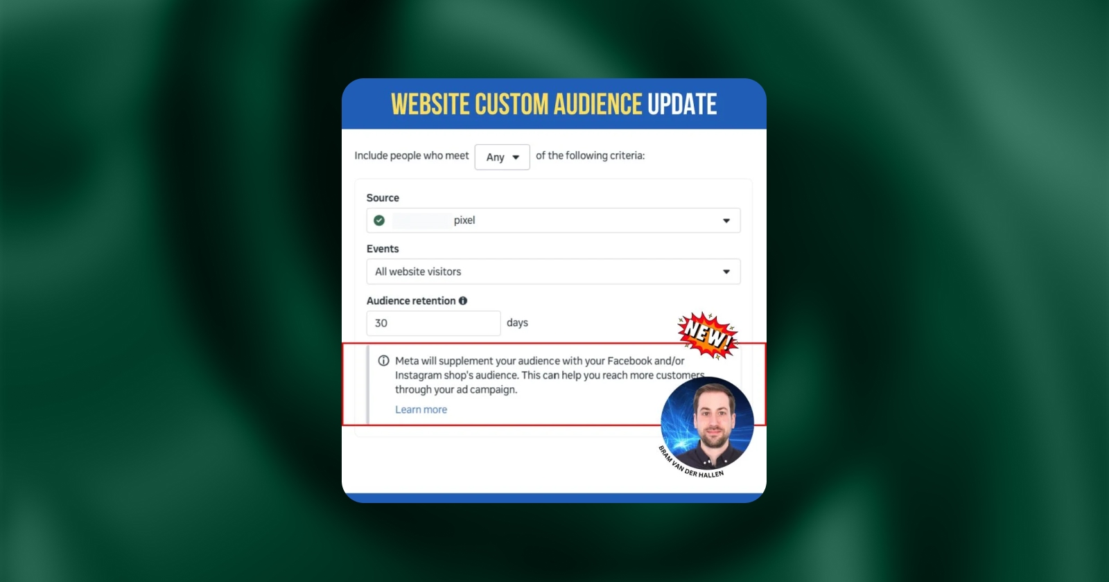 Meta оновила Custom Audiences - тепер враховуються взаємодії в Facebook та Instagram Shops