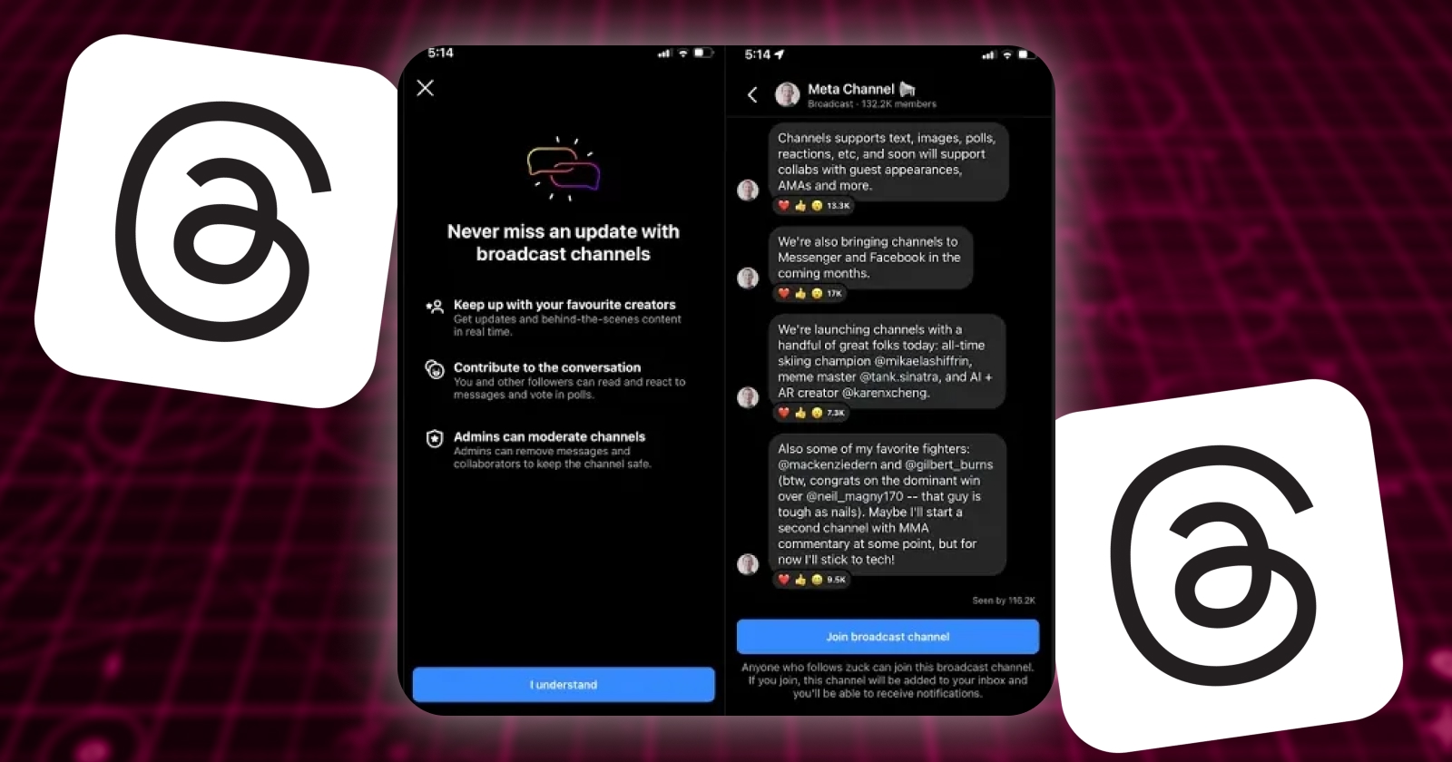 Threads запустить live-чати для подій і тематик
