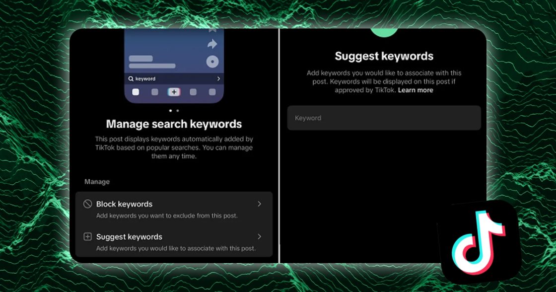 TikTok дав можливість керувати ключовими словами відео для точнішого пошуку
