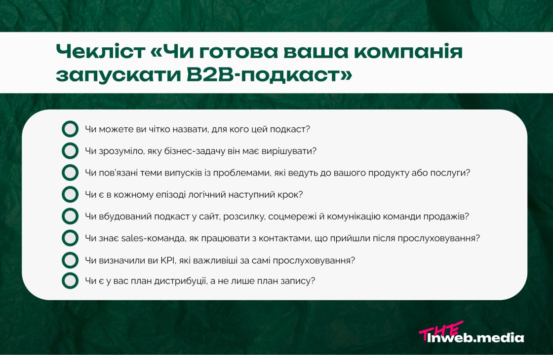 Фото: Подкаст як B2B-інструмент: коли він дає ліди, а коли це контент заради контенту