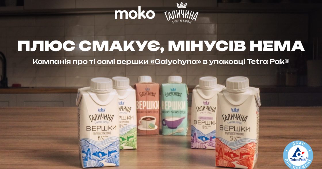 Як MOKO Digital просували вершки Galychyna — кейс про рекламну кампанію з ідеєю «плюс до смаку»
