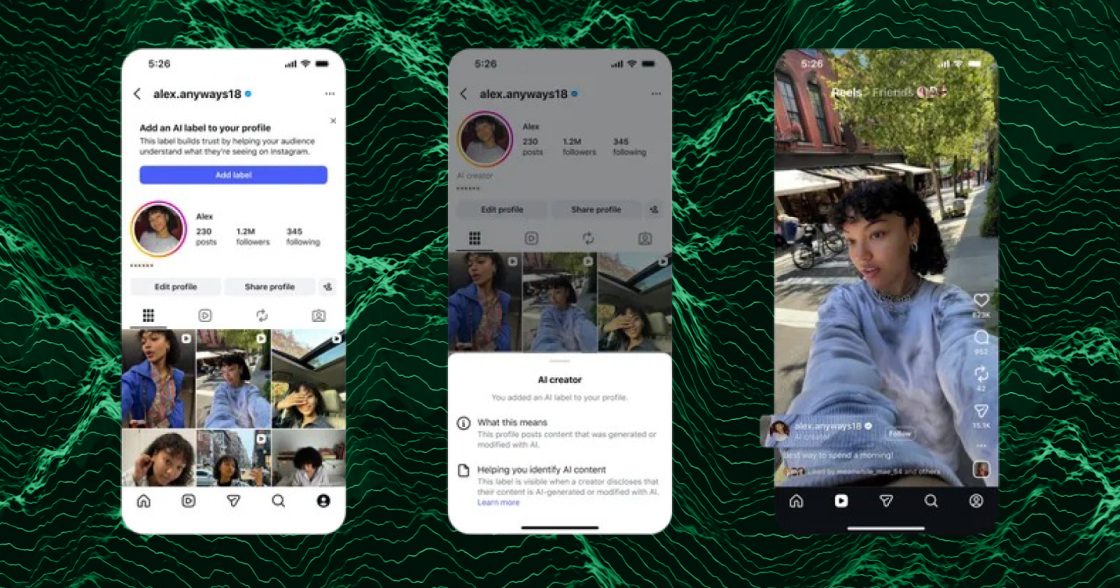 Instagram тестує позначки AI creator для профілів з контентом, створеним ШІ