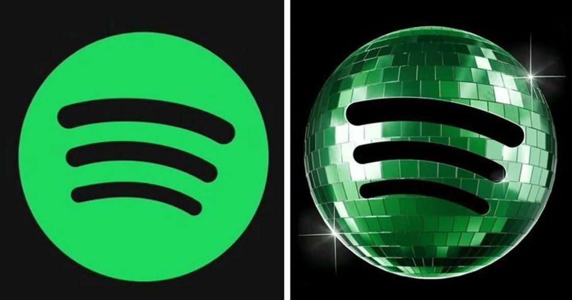 Spotify тимчасово змінила логотип на диско-кулю й запустила хвилю мемів серед брендів