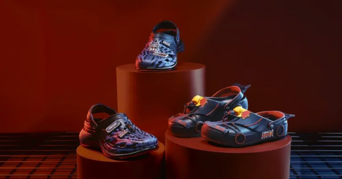 Red Bull Racing і Crocs випустили сабо у стилі боліда Formula 1