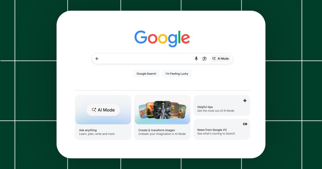 Google почав просувати AI Mode прямо на головній сторінці пошуку після Google I/O