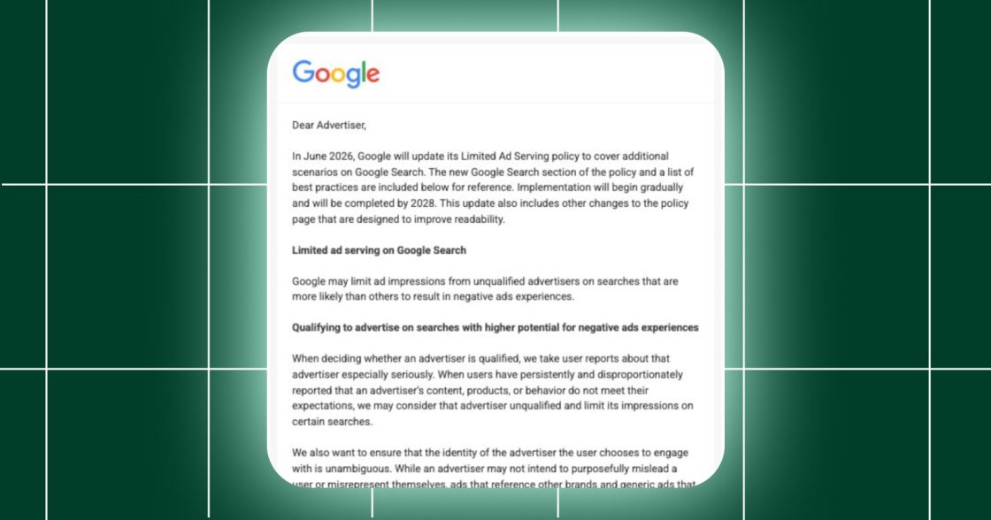 Google посилить обмеження показу реклами в пошуку через скарги та слабкий брендинг
