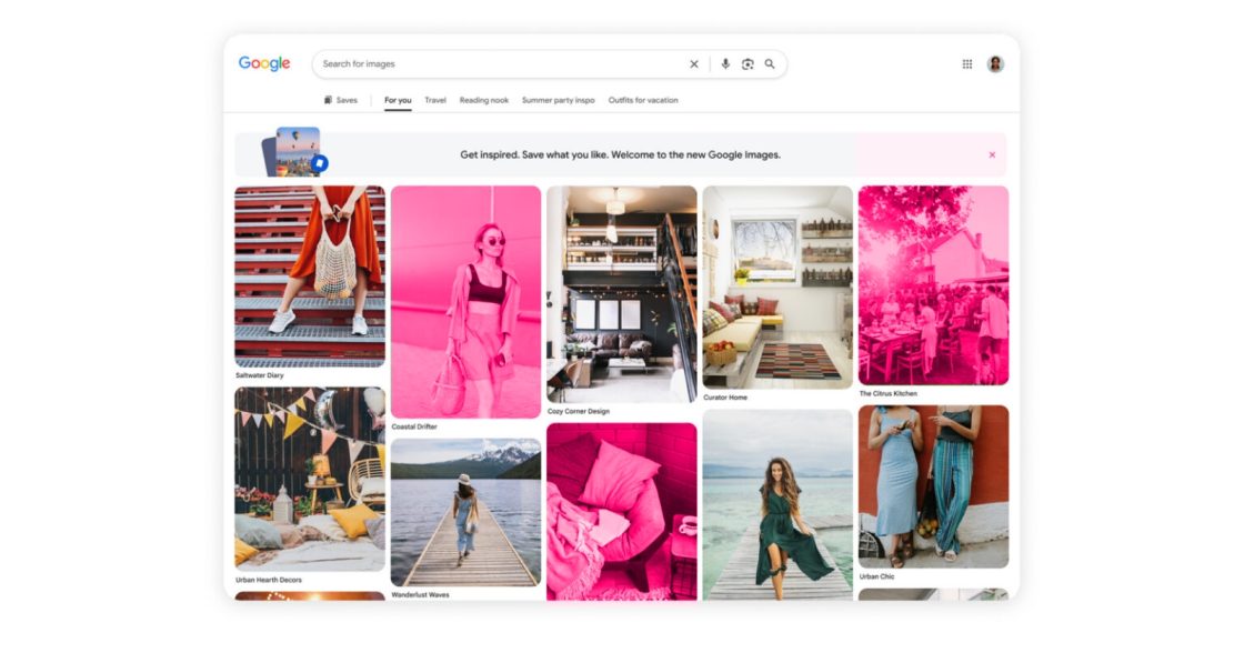 Google повністю оновила головну сторінку Image Search до 25-річчя сервісу
