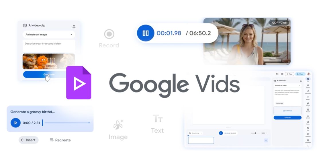 У Google Vids дозволили створювати персональні ШІ-аватари та генерувати відео із селфі