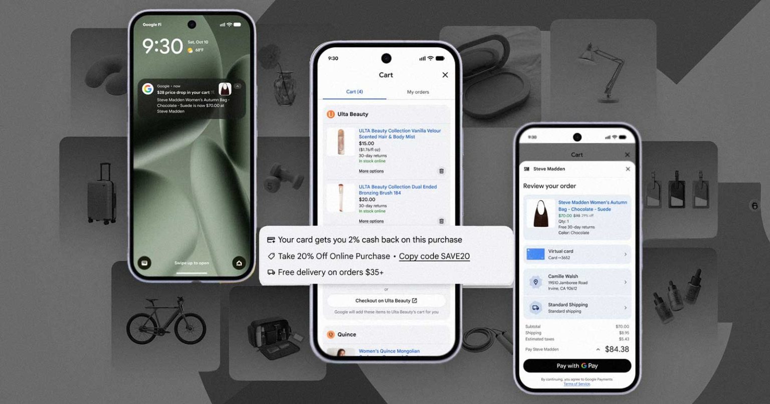 Google запустила Universal Cart — єдиний кошик для покупок у пошуку та Gemini