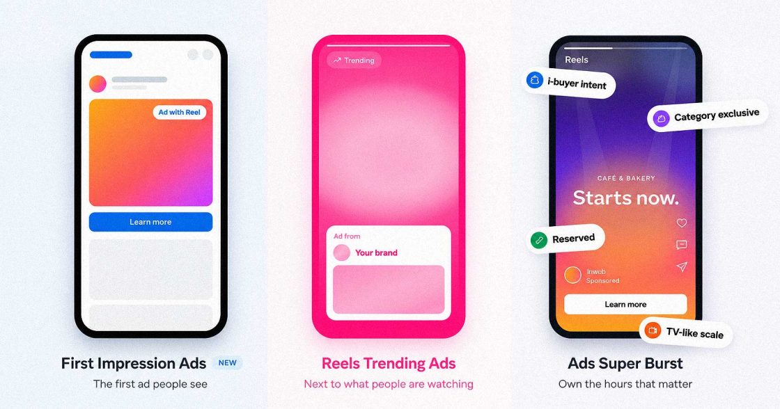 Meta представила нові рекламні формати Ads Super Burst і First Impression Ads для просування брендів