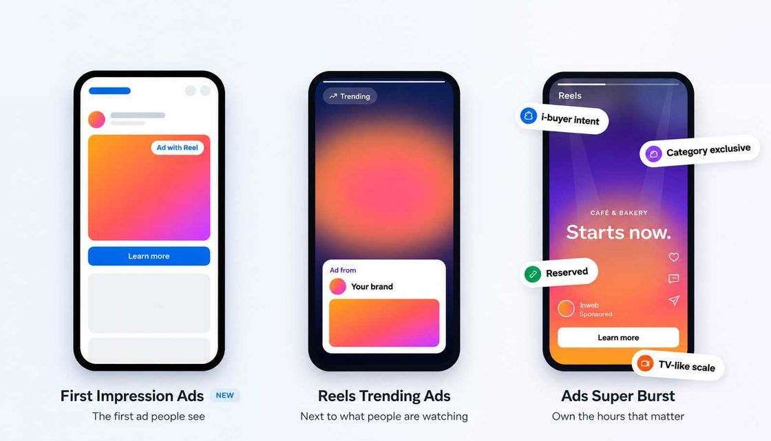 Meta представила нові рекламні формати Ads Super Burst і First Impression Ads для просування брендів